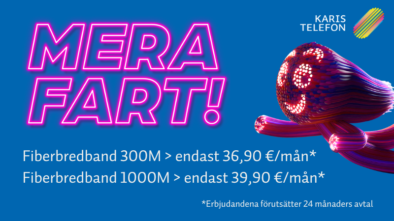 Mera fart från Karis Telefon