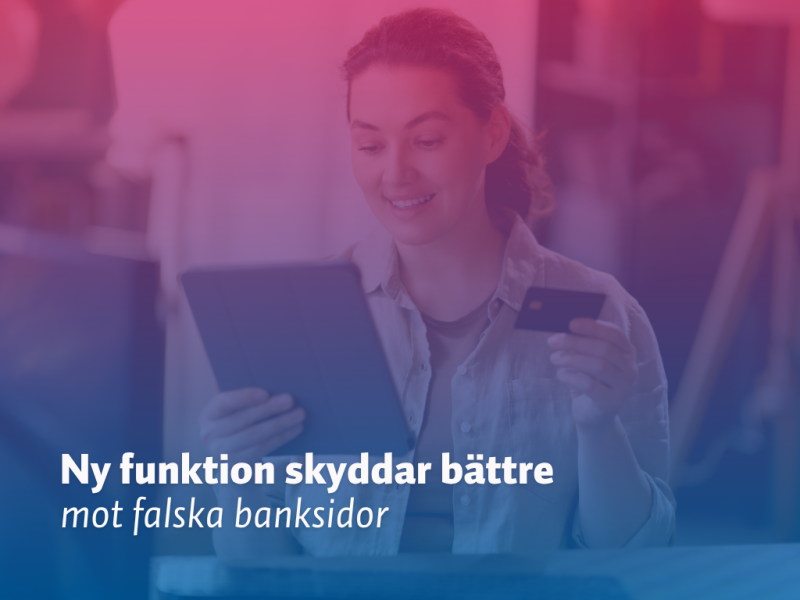 Skydd mot falska banksidor